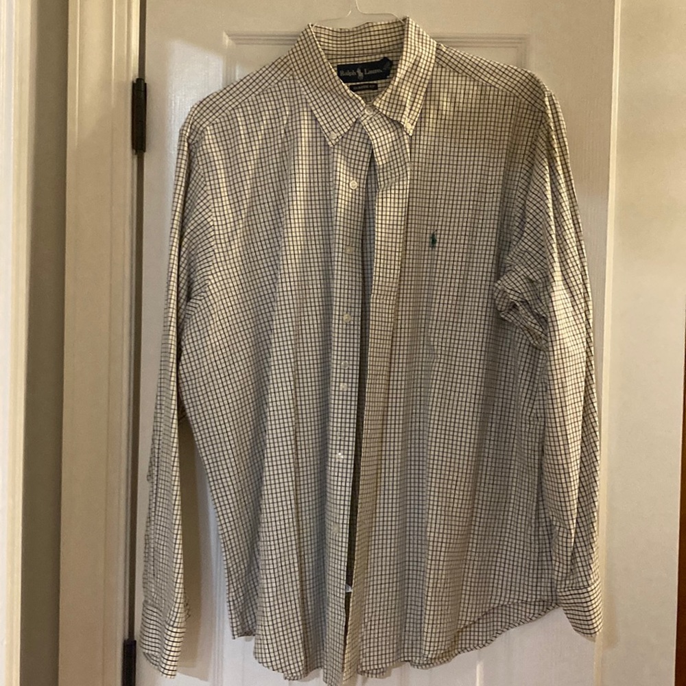 Ralph Lauren Button up long sleeve shirt size XL.